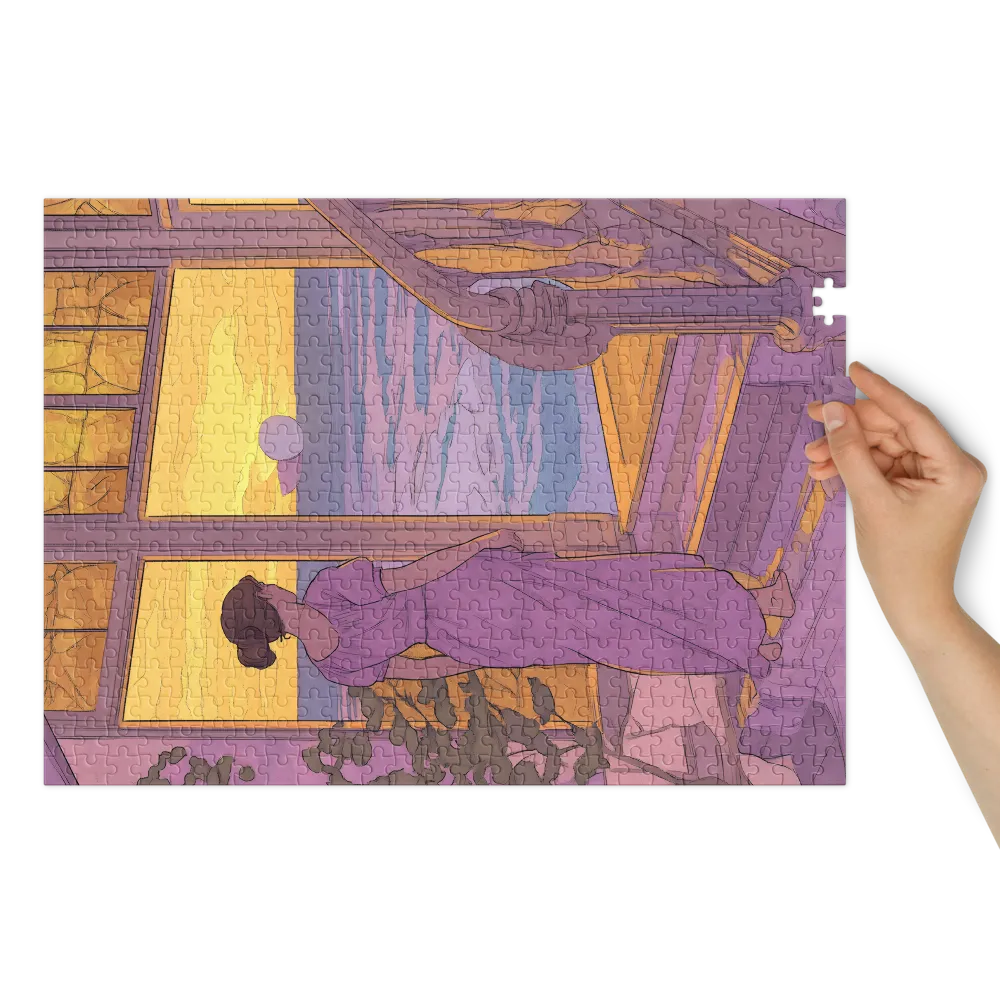 The Quiet Horizon 
 Jigsaw Puzzle in Tin Box