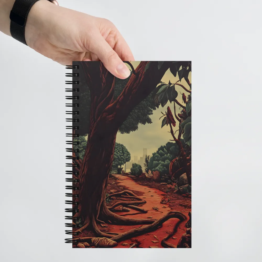 Nature's Edge City Path 
 Spiral Notebook | 140 pages