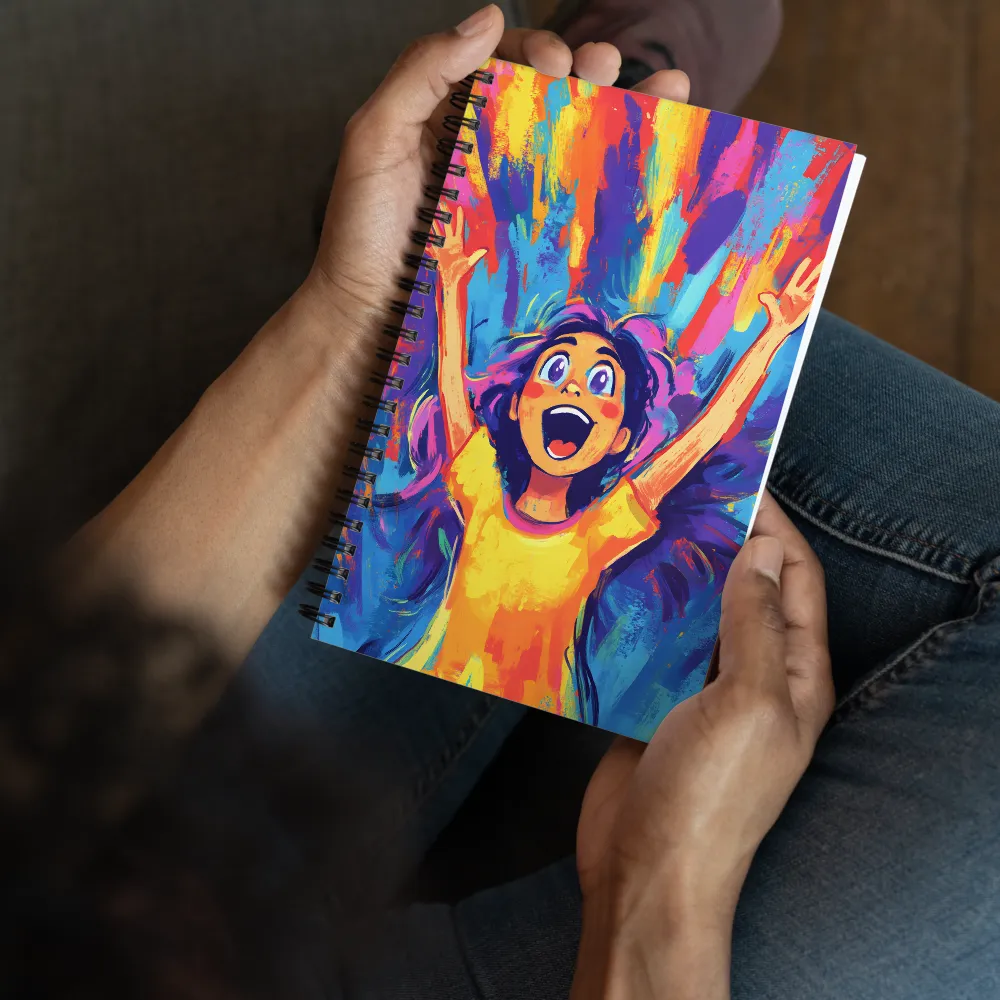 Burst of Happiness 
 Spiral Notebook | 140 pages