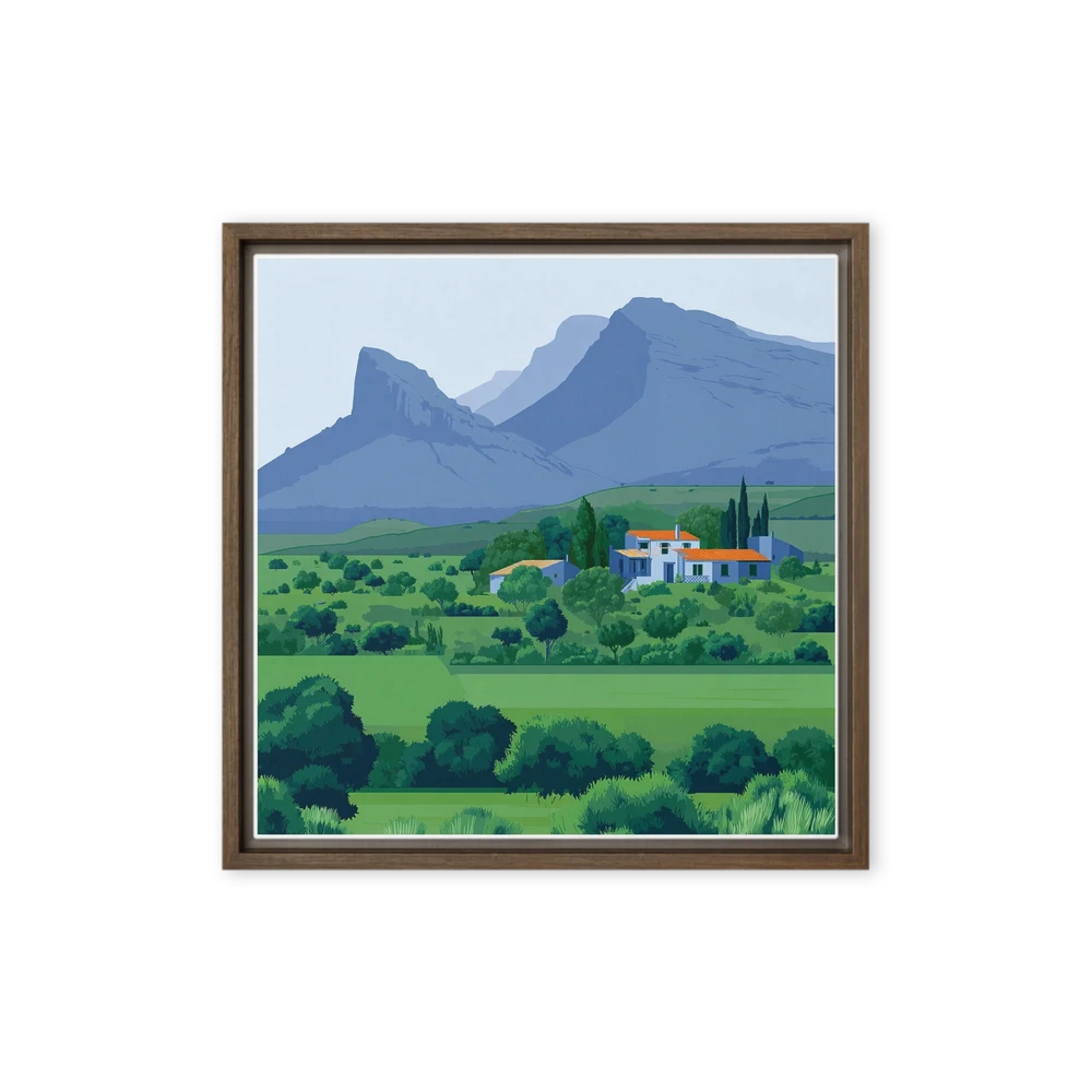Mountain Countryside Haven | Art Print