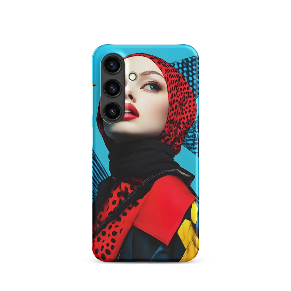 Bold Portrait of Woman with Hijab | Phone Case