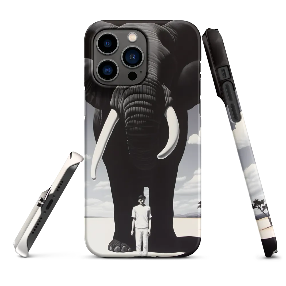 Surreal Elephant and Person | Phone Case
