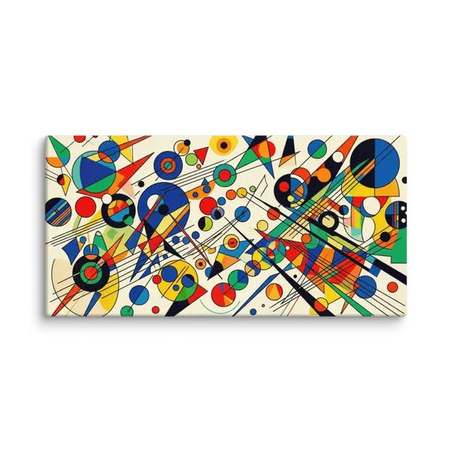 Dynamic De Stijl Abstraction | Art Print