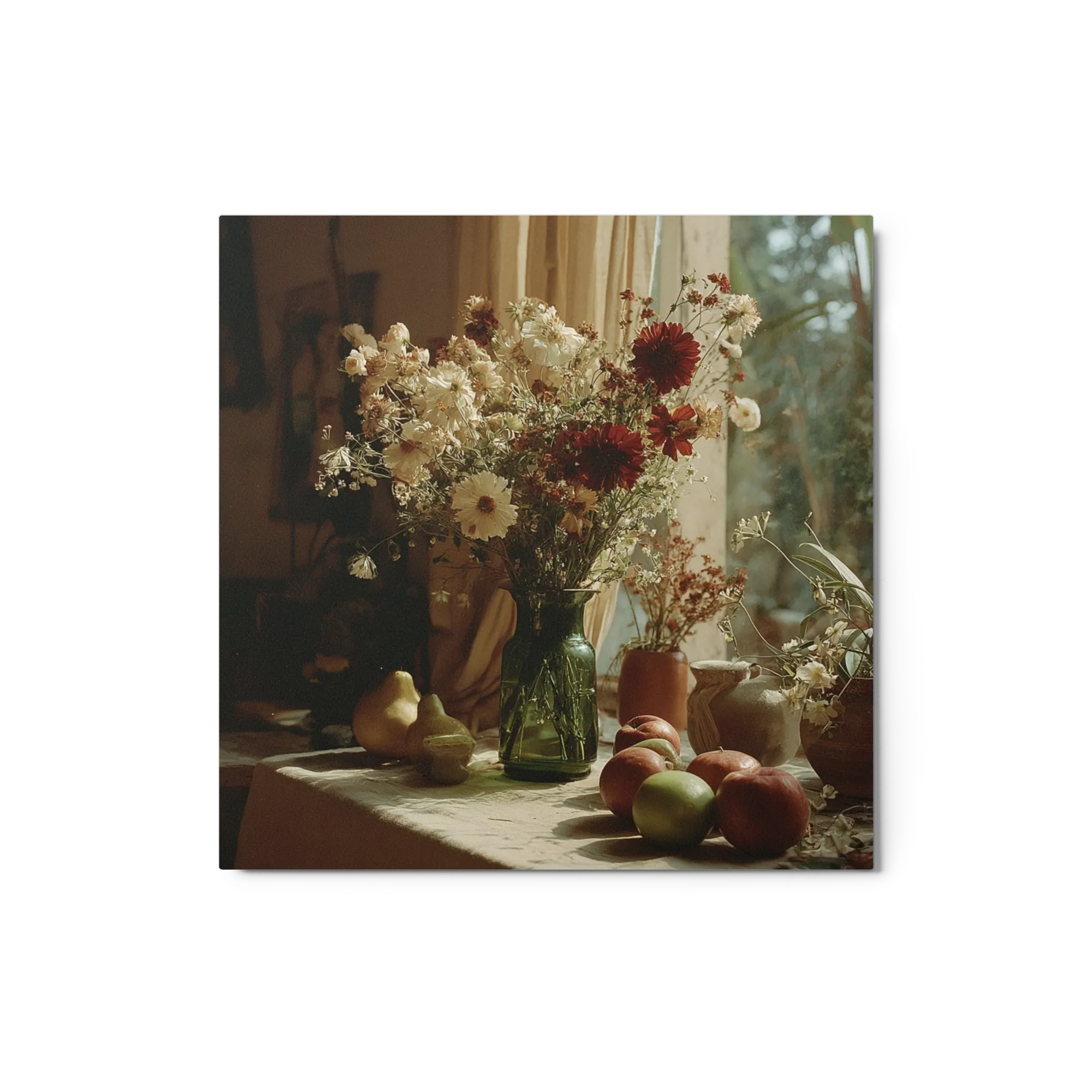 Still Life with Wildflowers and Fruit
