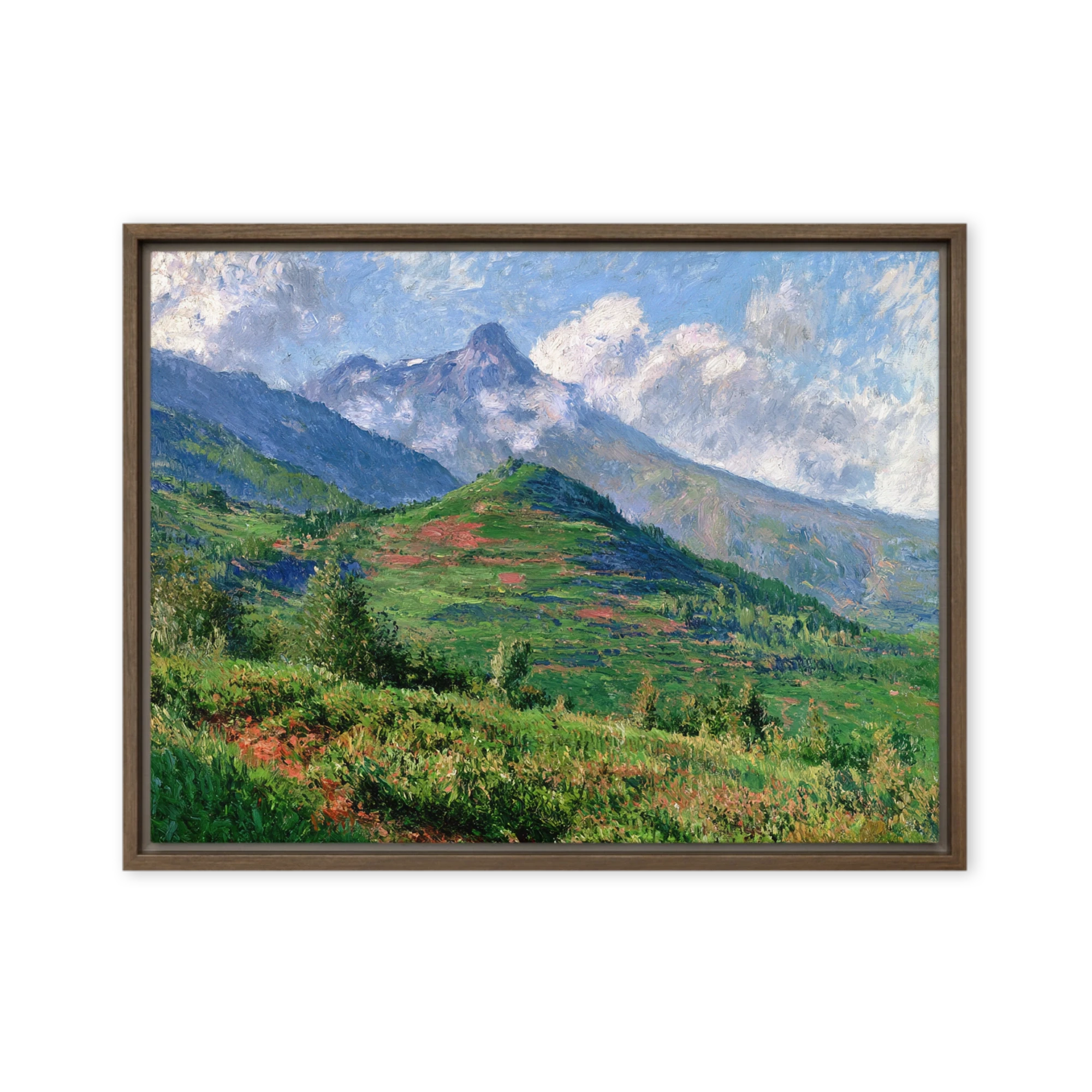 Mountain Heights in Sunlight | Art Print