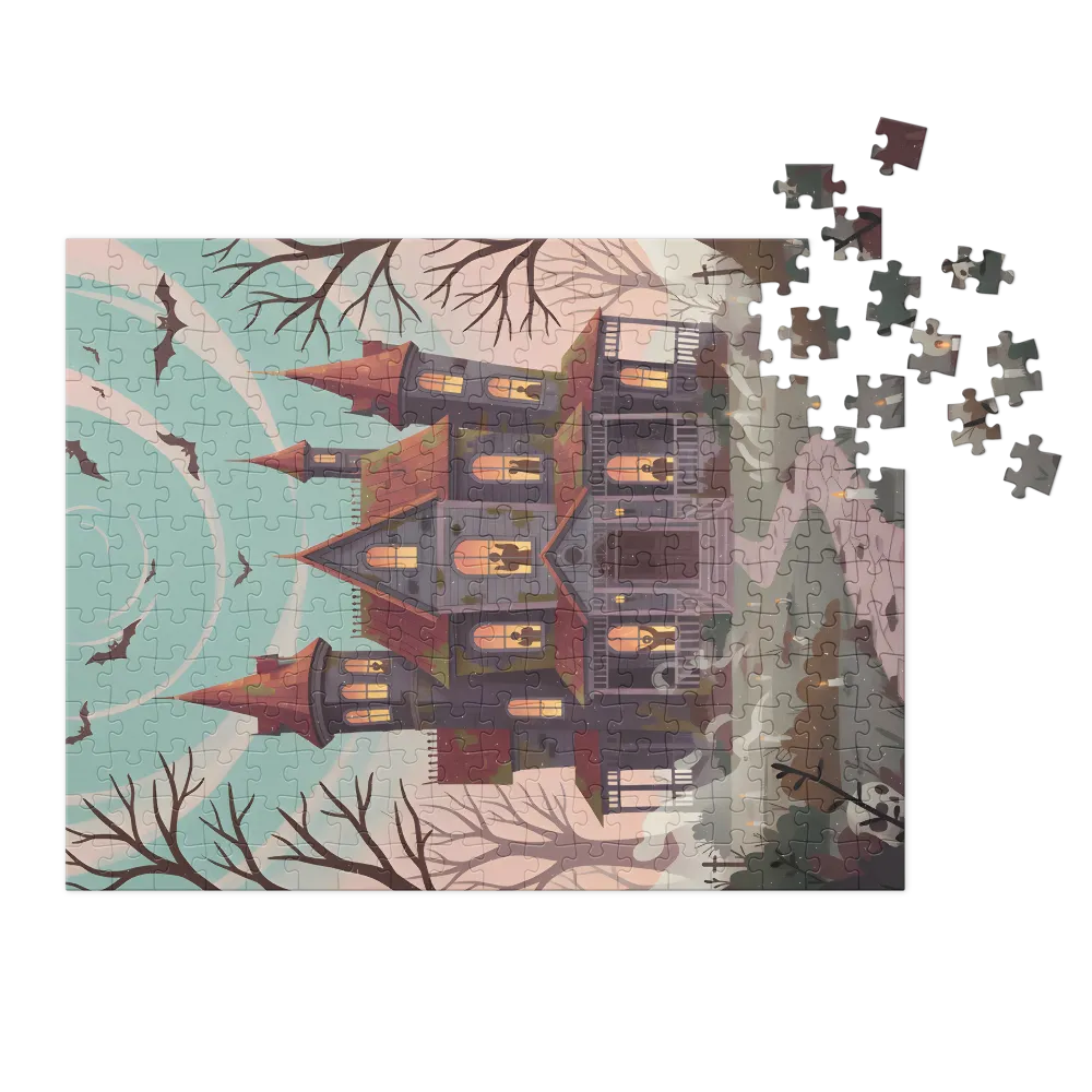 Moonlit Haunted House