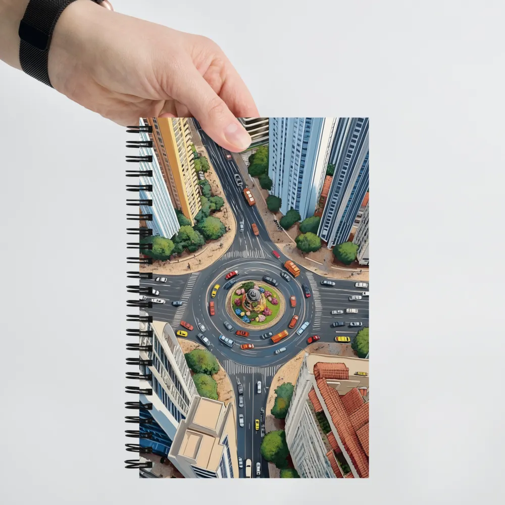 Urban Symphony: Aerial Vision of City Life