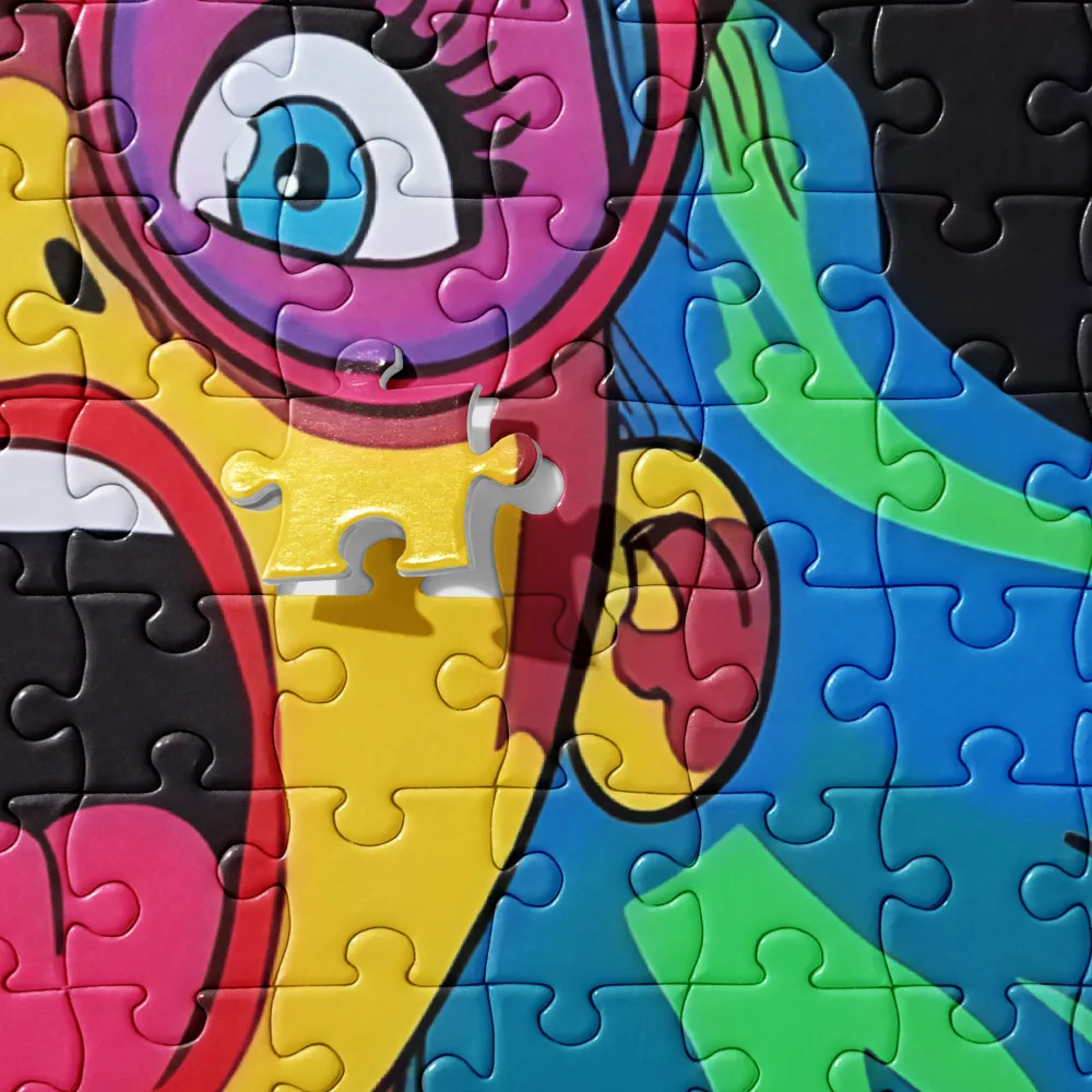 Electric Scream 
 Jigsaw Puzzle in Tin Box