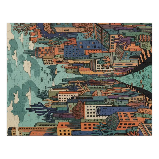 Submerged Cityscape | Jigsaw Puzzles