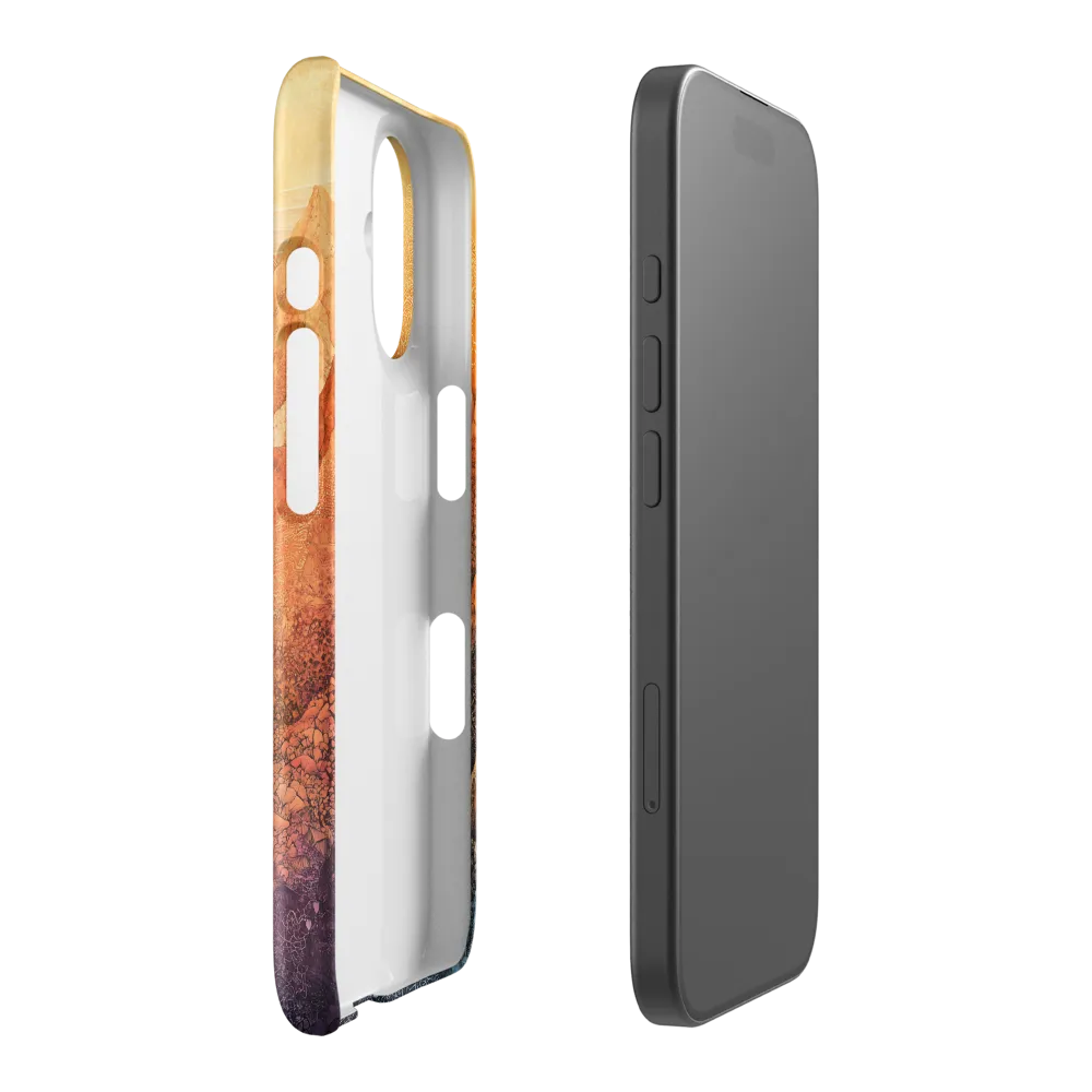 Luminous Textured Mountains 
 iPhone 12 Pro | Tough Case