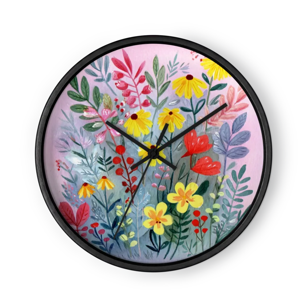 Meadow Bloom | Wall Clock