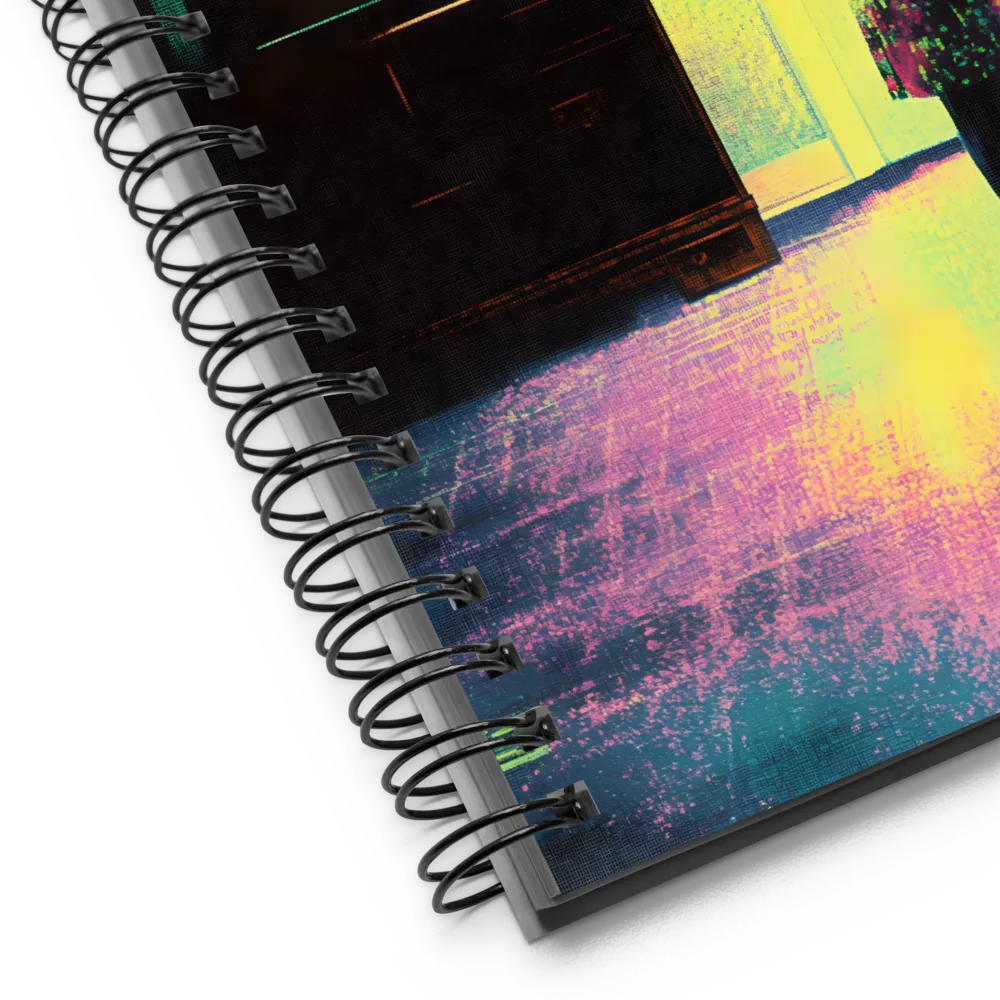 Solitary Neon Gaze 
 Spiral Notebook | 140 pages