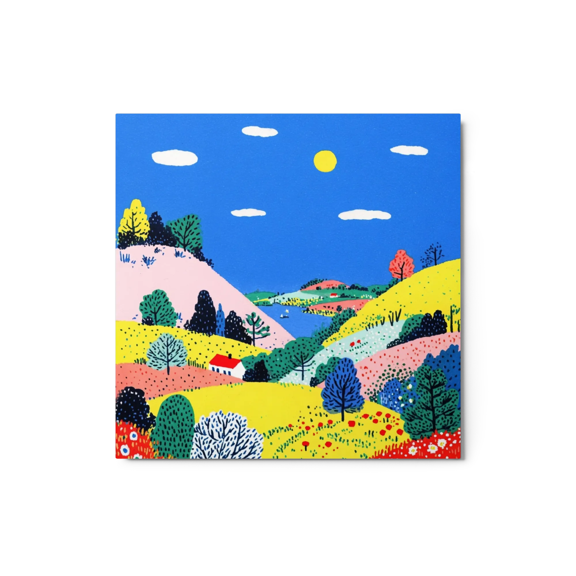 Vibrant Countryside Hills