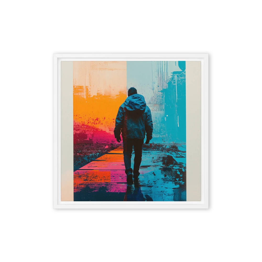 Reflections on a Split Path | Art Print