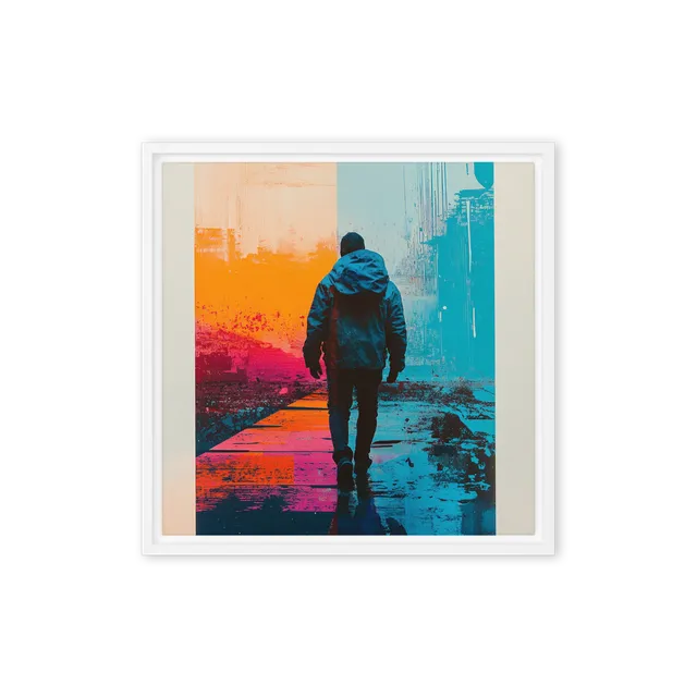 Reflections on a Split Path | Art Print