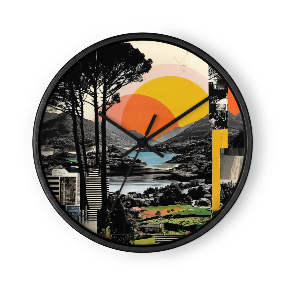 Terraced Horizon | Wall Clock