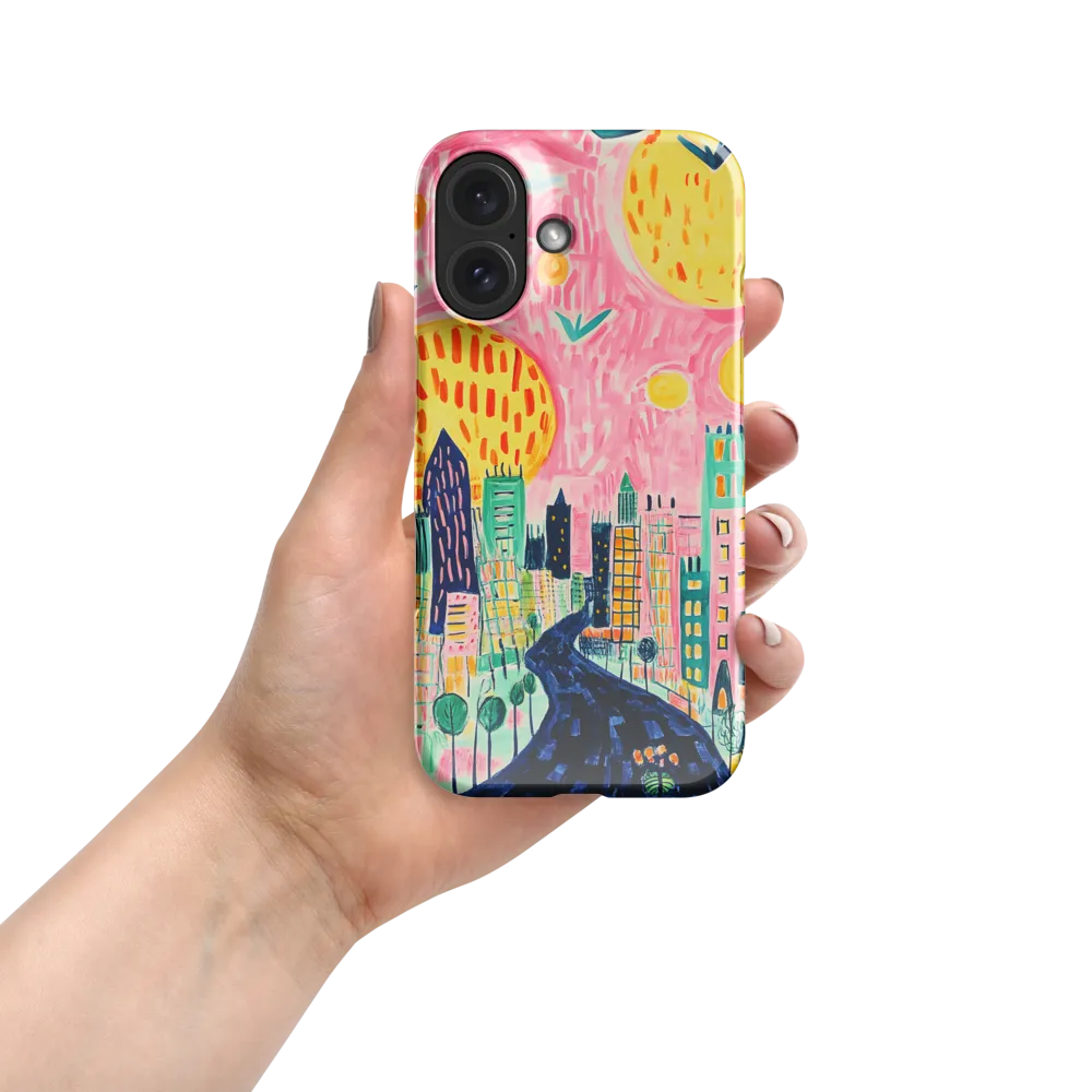 Vibrant Cityscape Odyssey 
 iPhone 15 Pro Max | Snap Case