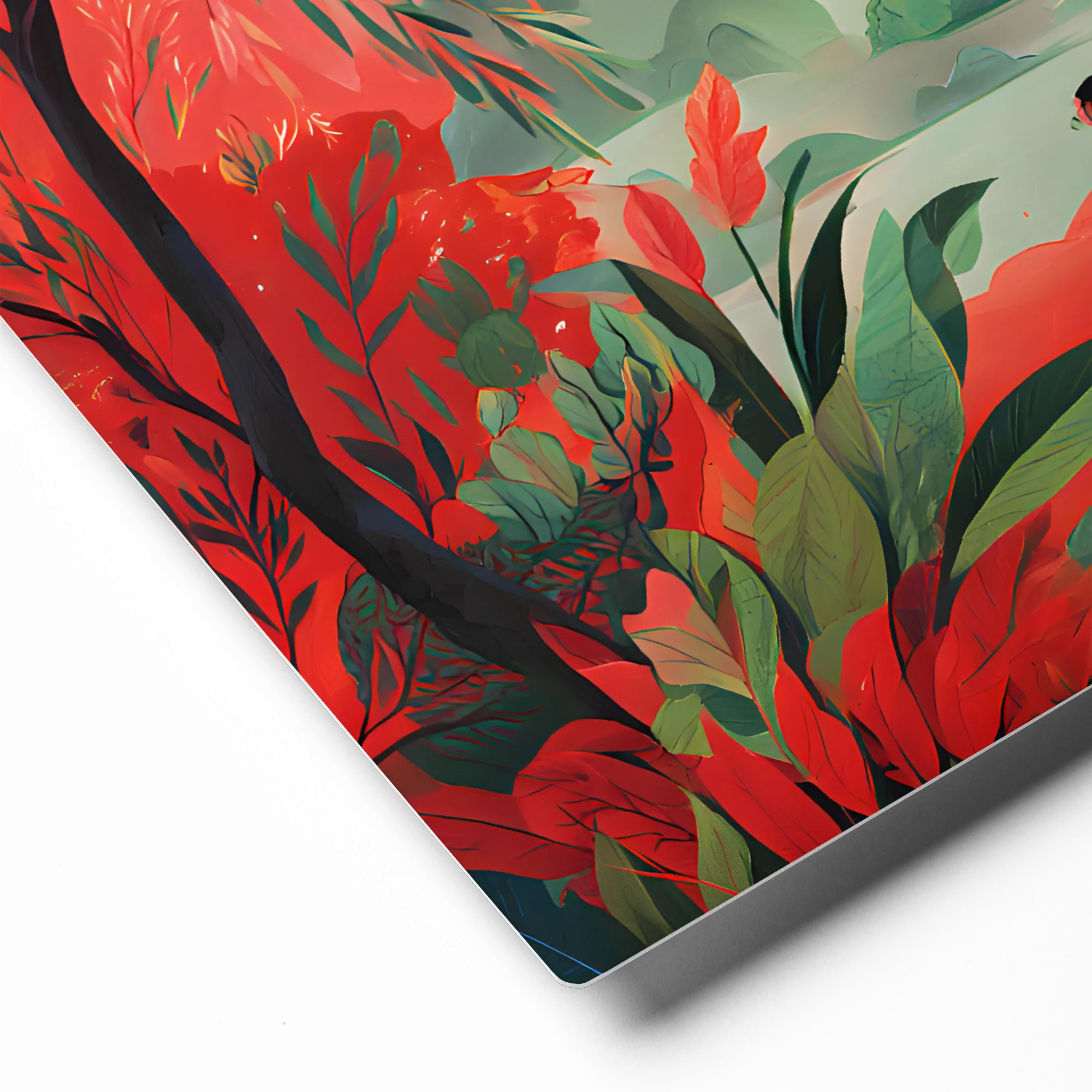 Crimson Forest Journey 
 Canvas | 24″x 24″