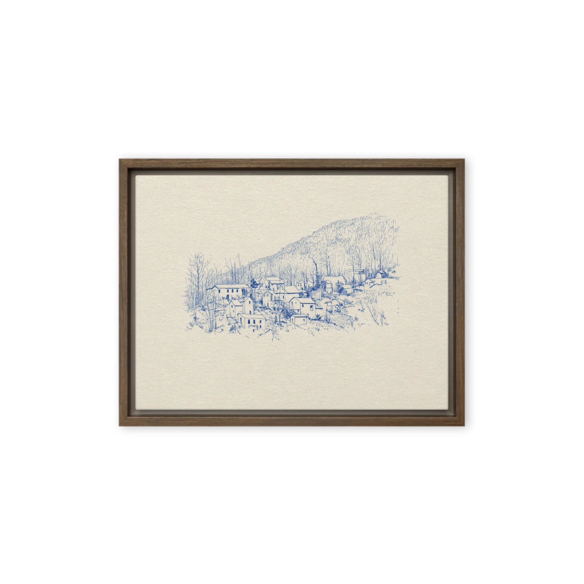 Hillside Village Sketch