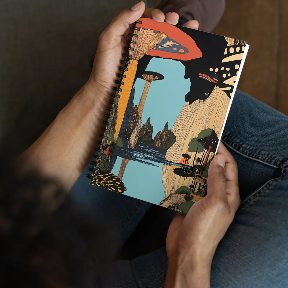 Mushroom Haven Reverie 
 Spiral Notebook | 140 pages