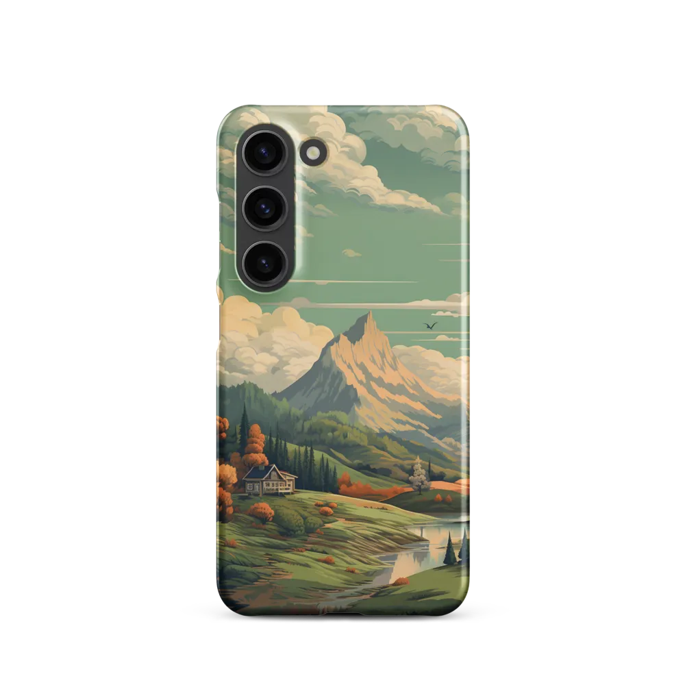Serene Mountain Landscape Art | Phone Case