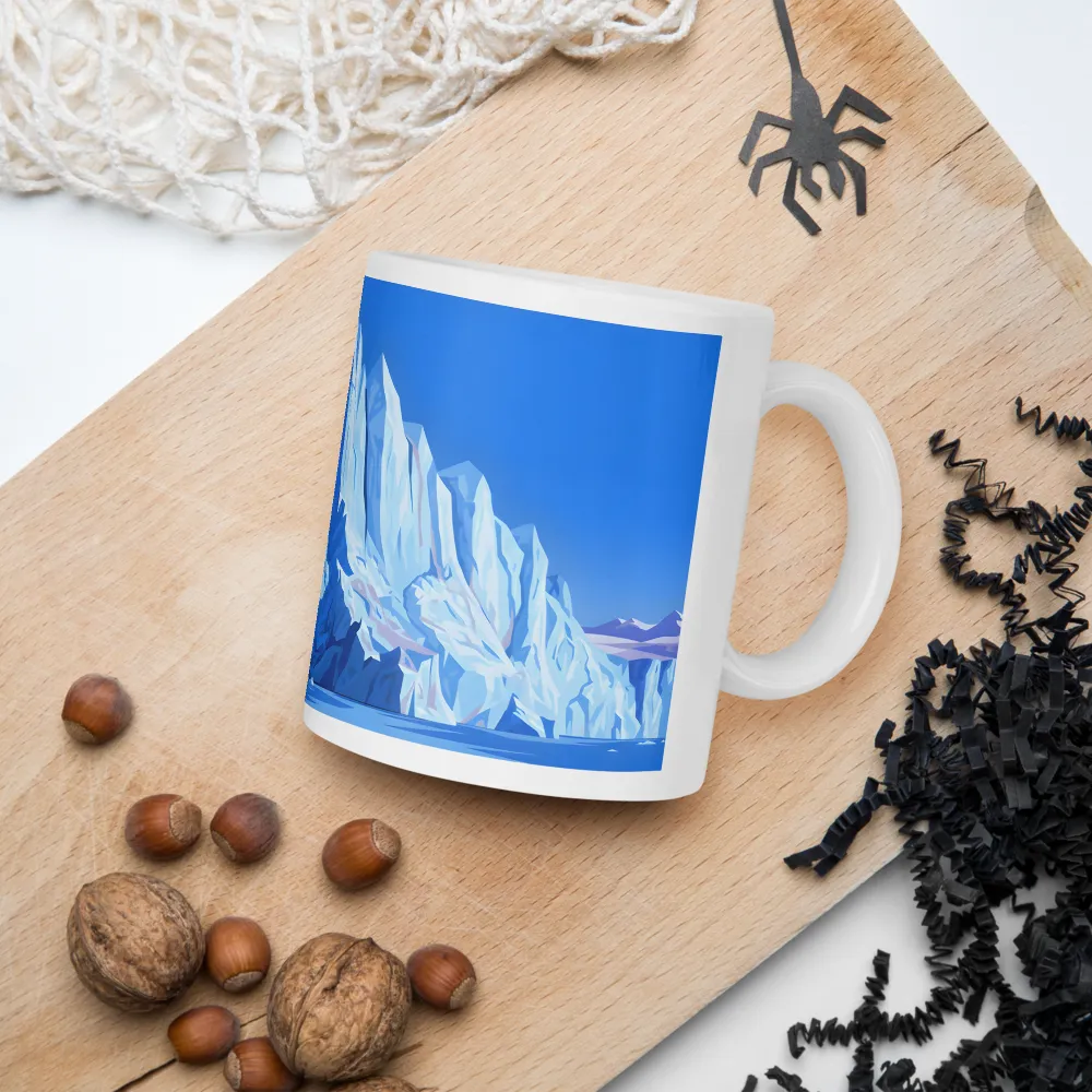 Blue Glacier 
 Mug with Red inside | 15 oz