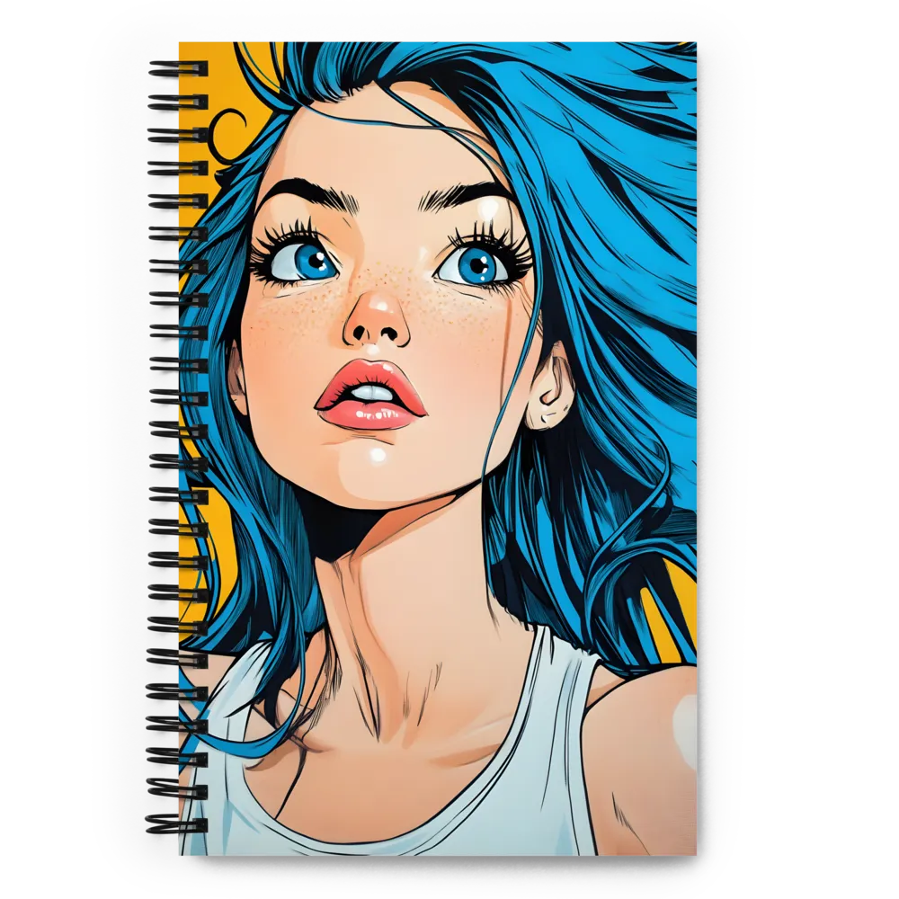 Pop Art Gaze 
 Spiral Notebook | 140 pages