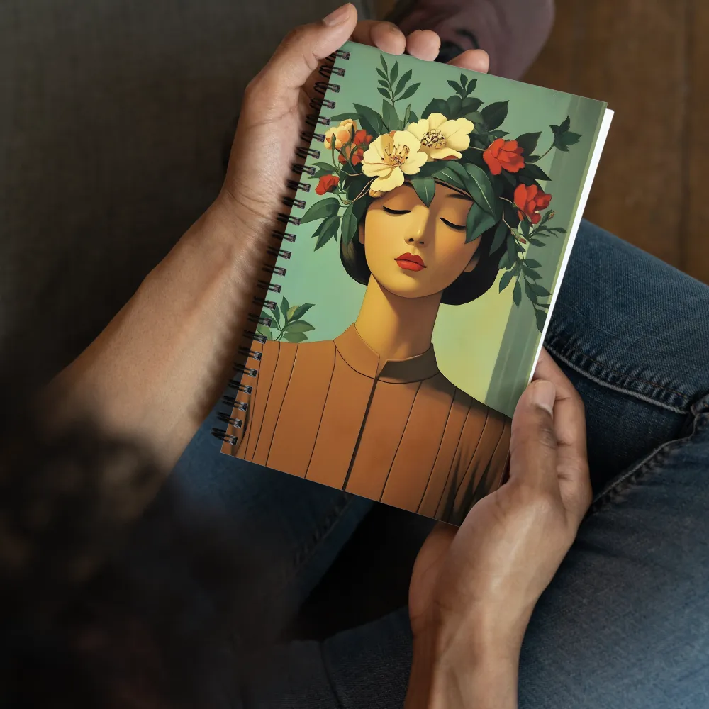 Serene Bloom 
 Spiral Notebook | 140 pages