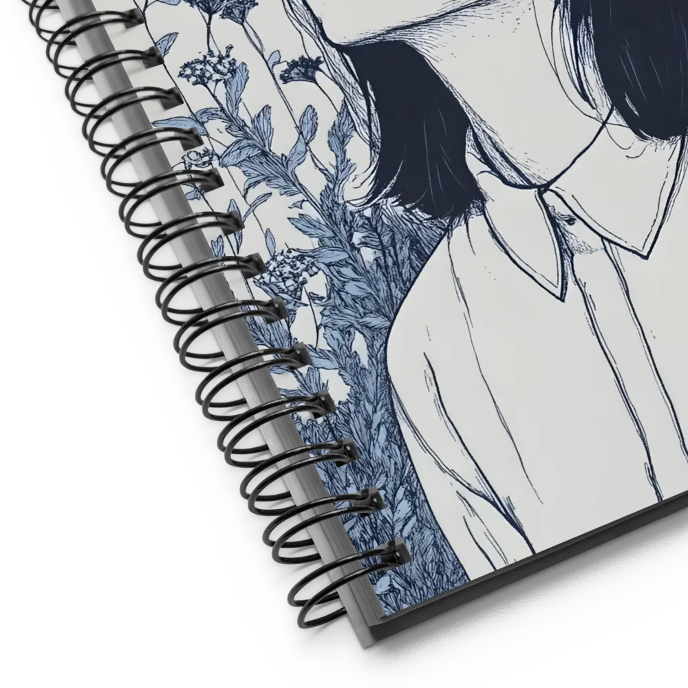 Contemplation Among Flowers 
 Spiral Notebook | 140 pages