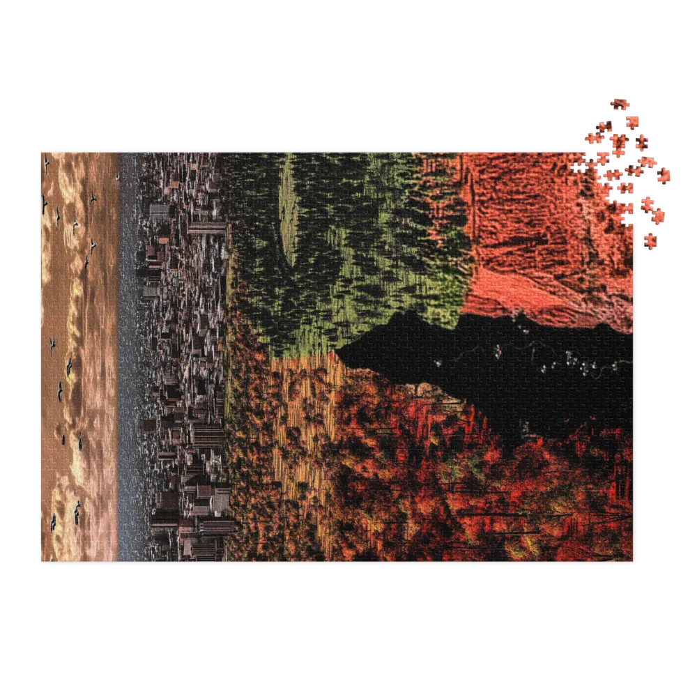 Surreal Landscape Transition