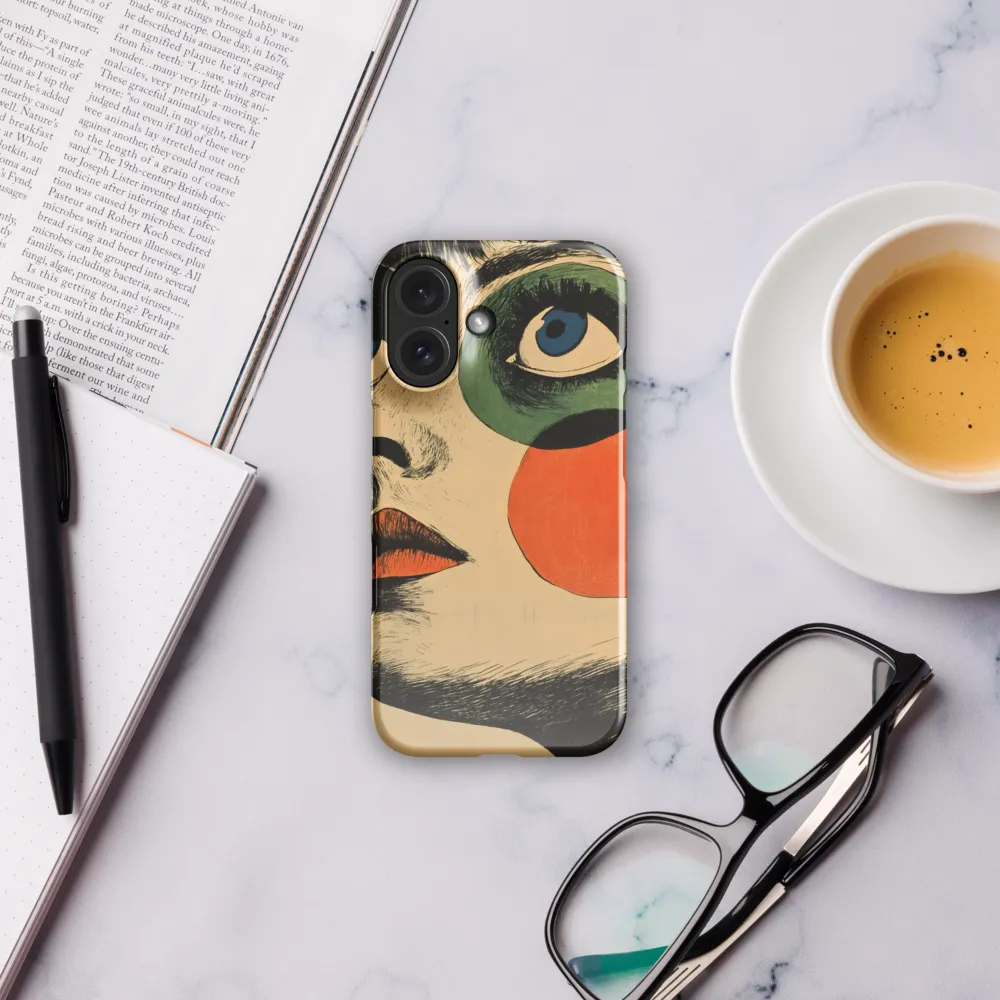 Stylized Pop Art Portrait 
 iPhone 16 Pro | Tough Case
