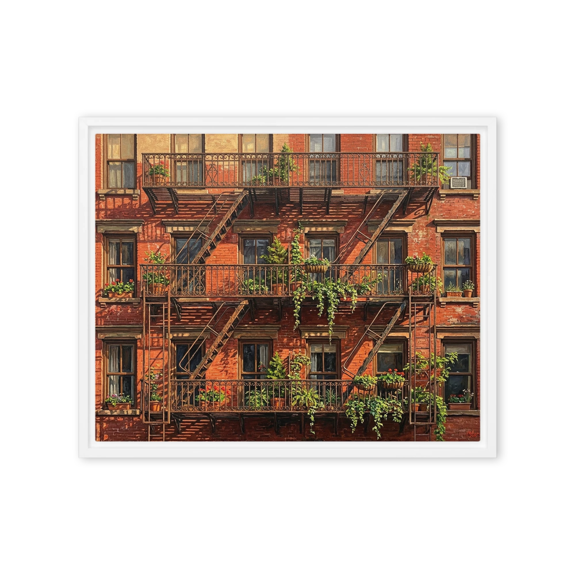 Urban Greenery Fire Escape