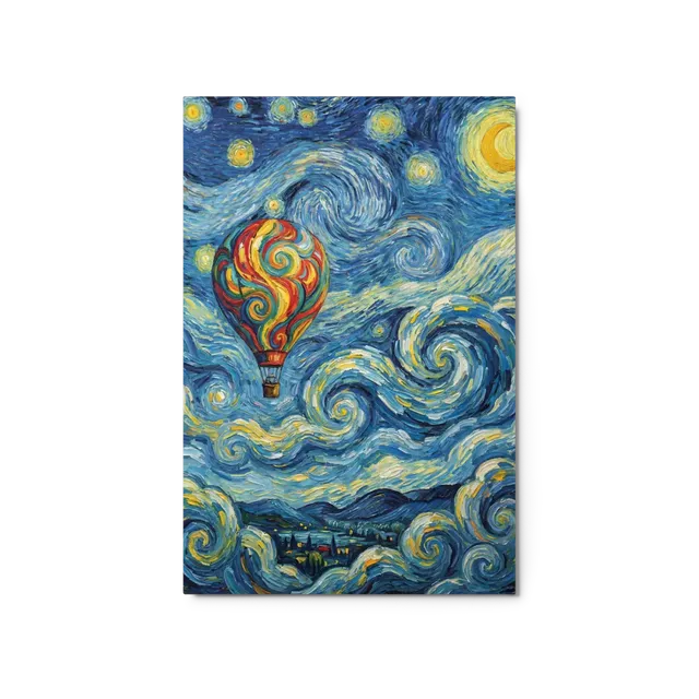 Starry Night Balloon | Art Print