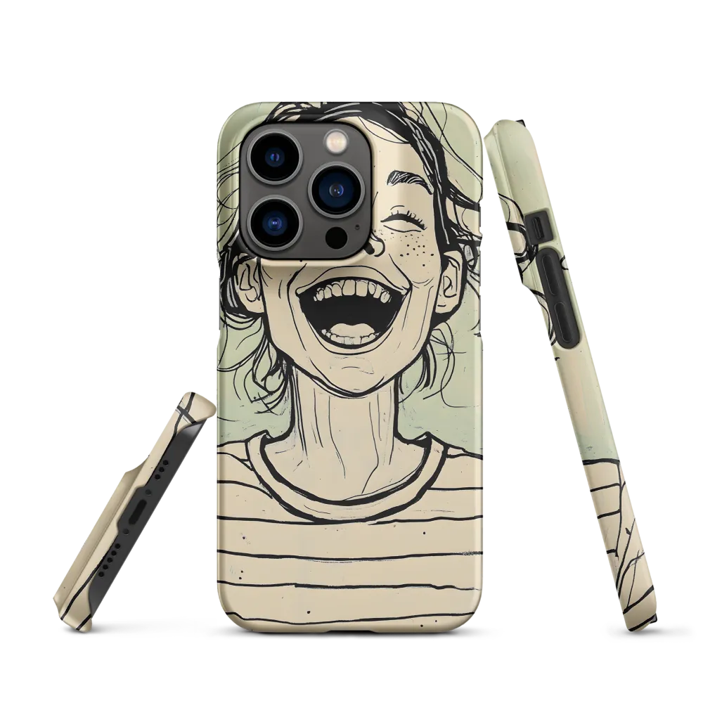 Smiling Girl Illustration | Phone Case