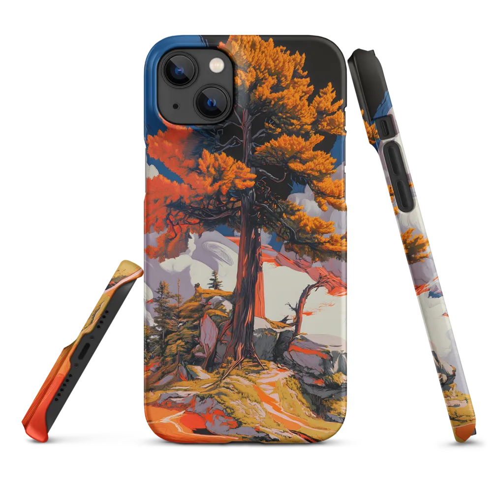 Autumn's Graphic Embrace | Phone Case