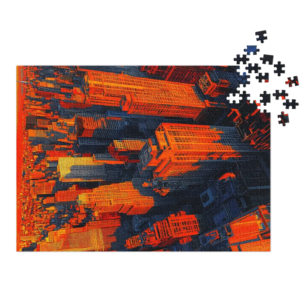 Urban Glow 
 Jigsaw Puzzle in Tin Box