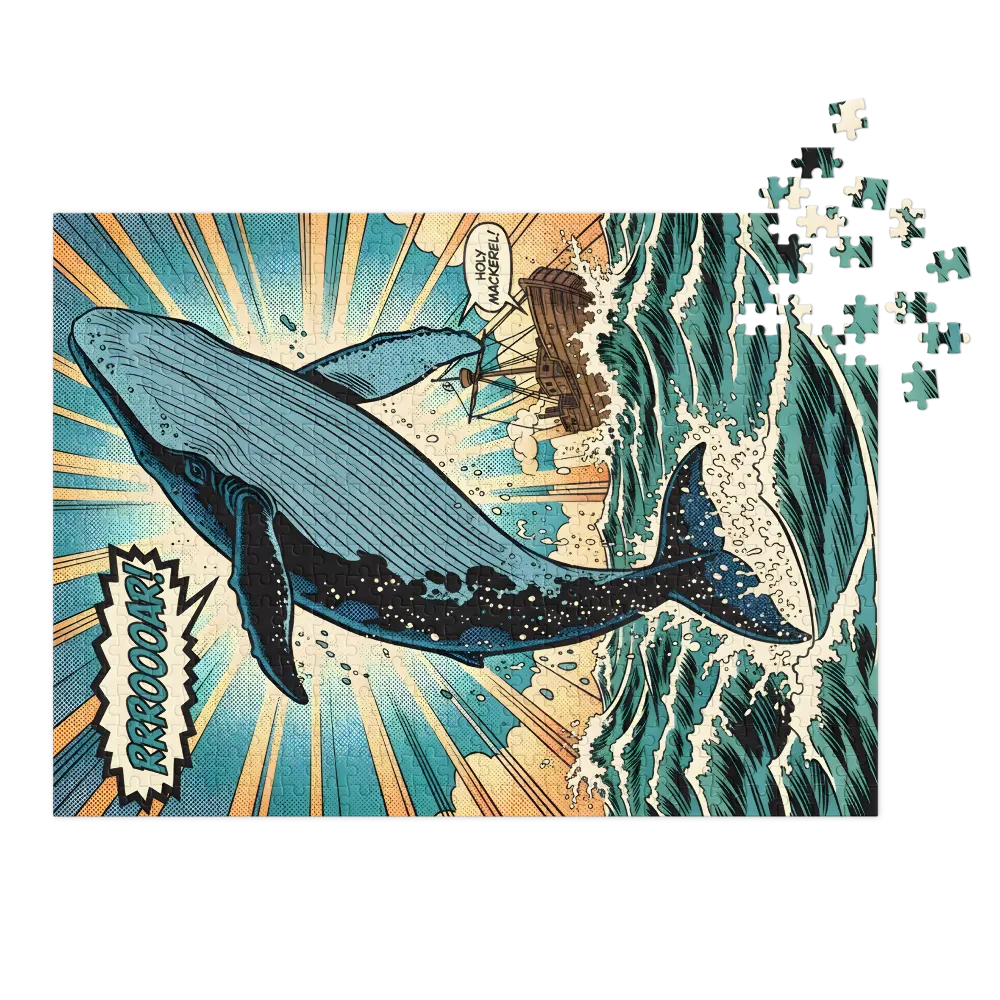 Leaping Whale