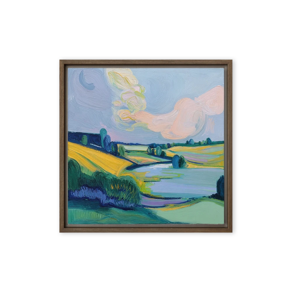 Swirling Pastoral Valley | Art Print
