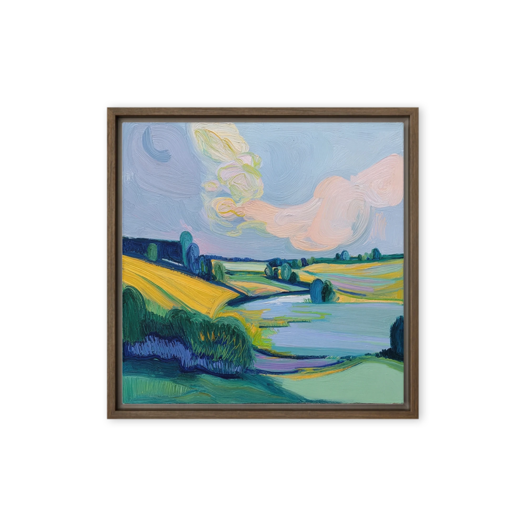 Swirling Pastoral Valley