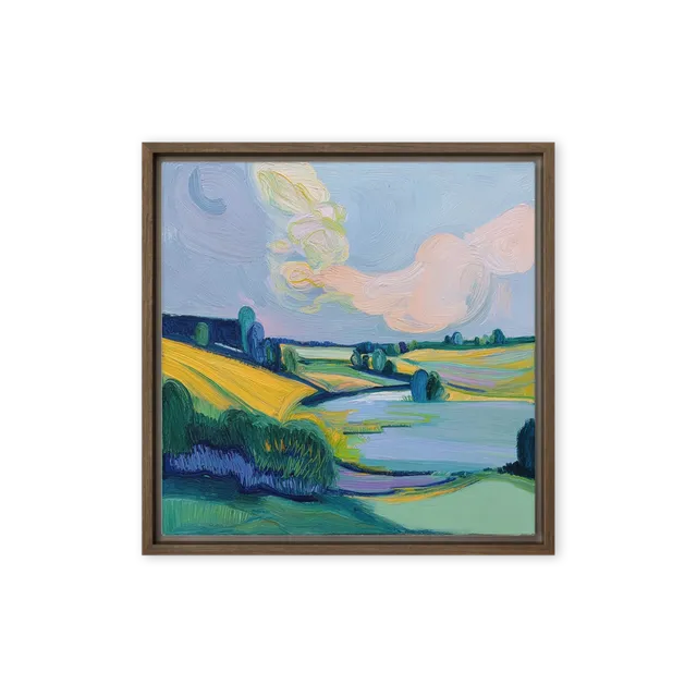 Swirling Pastoral Valley | Art Print