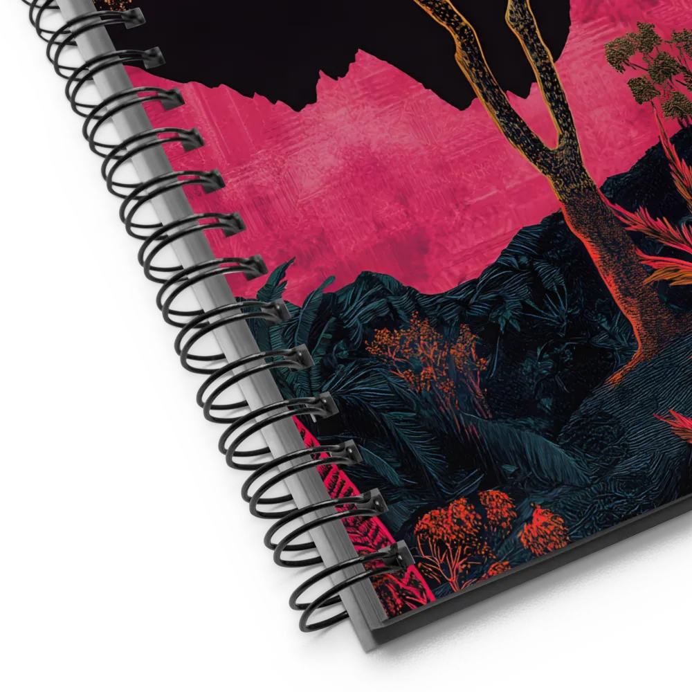 Night Jungle Canopy 
 Spiral Notebook | 140 pages