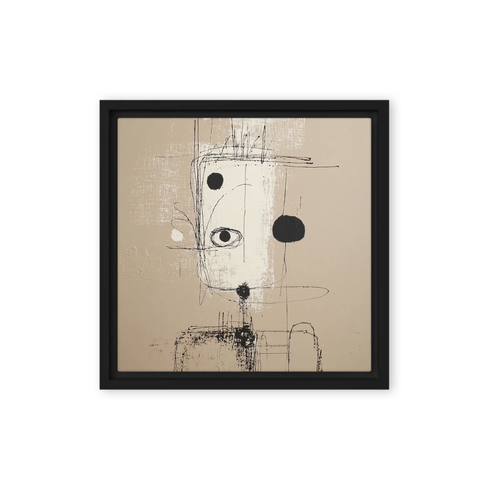 Minimalist Abstract Face | Art Print