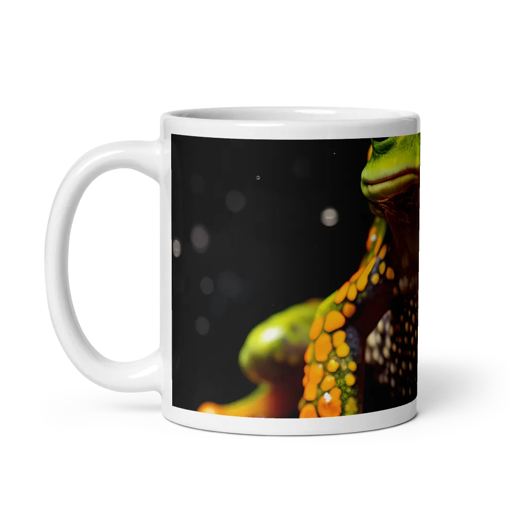 Emerald Elegance: The Frog in Focus