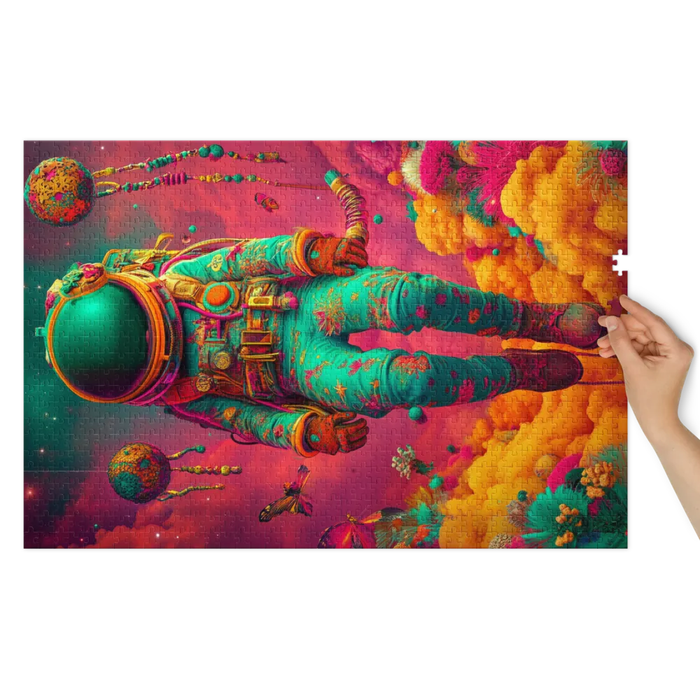Cosmic Voyager 
 Jigsaw Puzzle in Tin Box