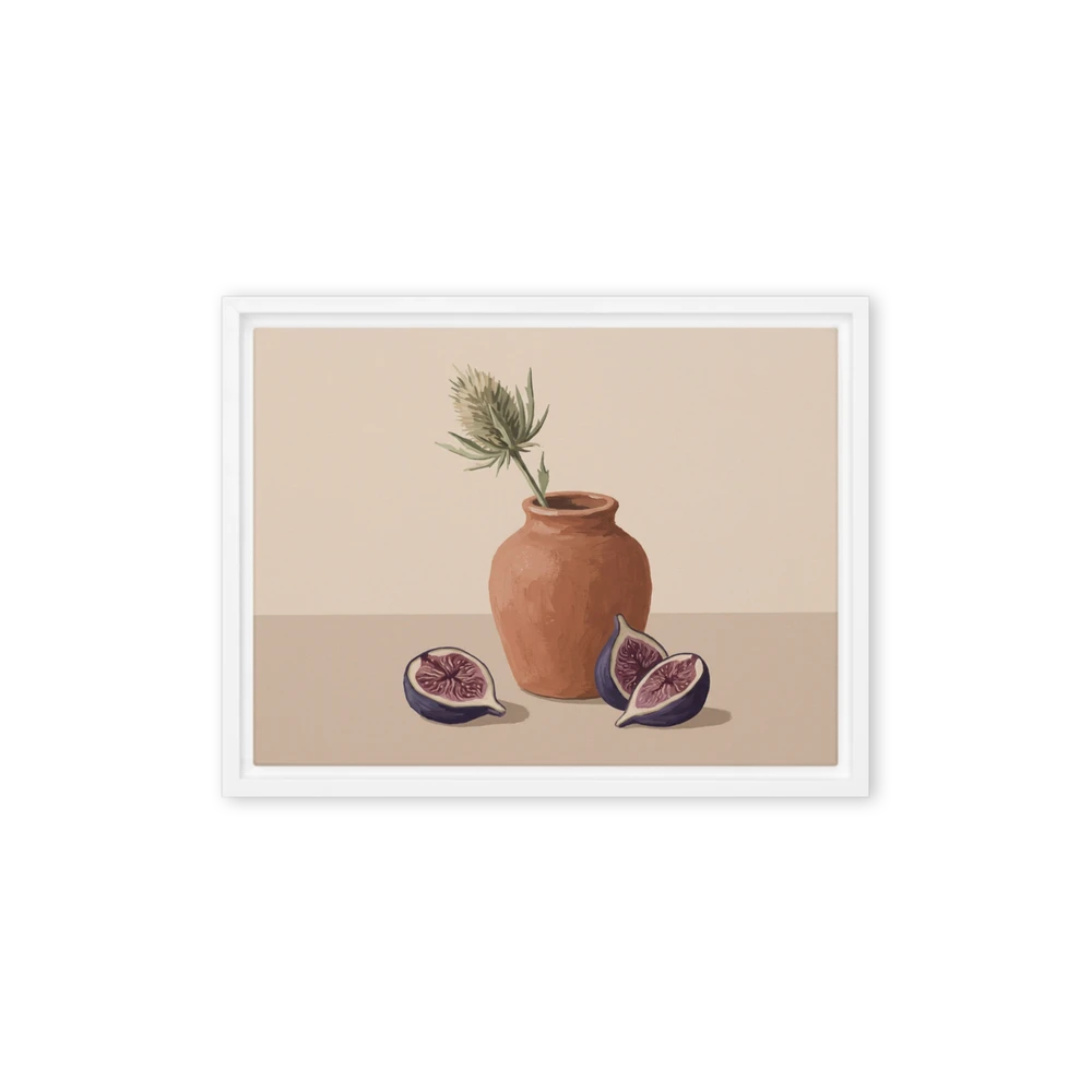 Fig and Terracotta Still Life | Art Print