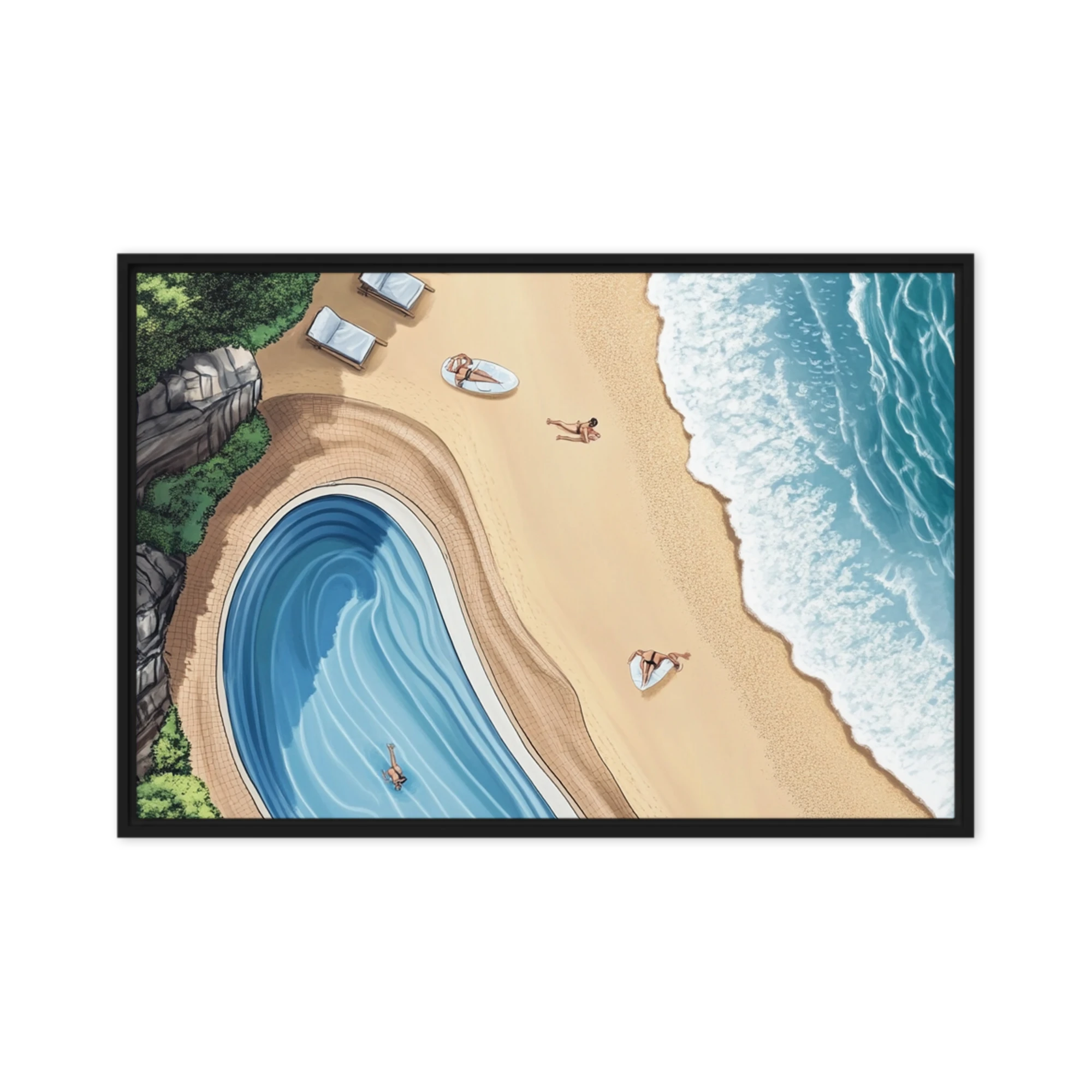 Coastal Resort Paradise | Art Print