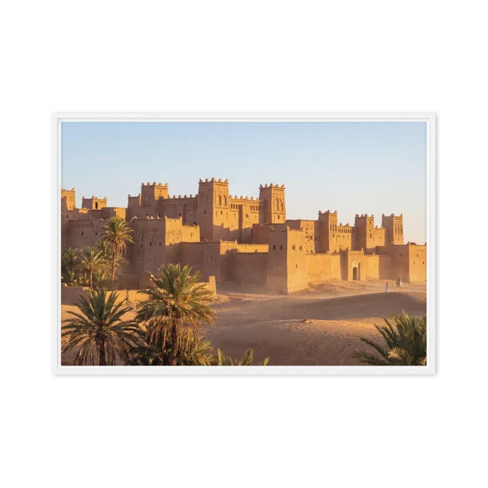 Golden Desert Kasbah 
 Canvas | 12″x 24″