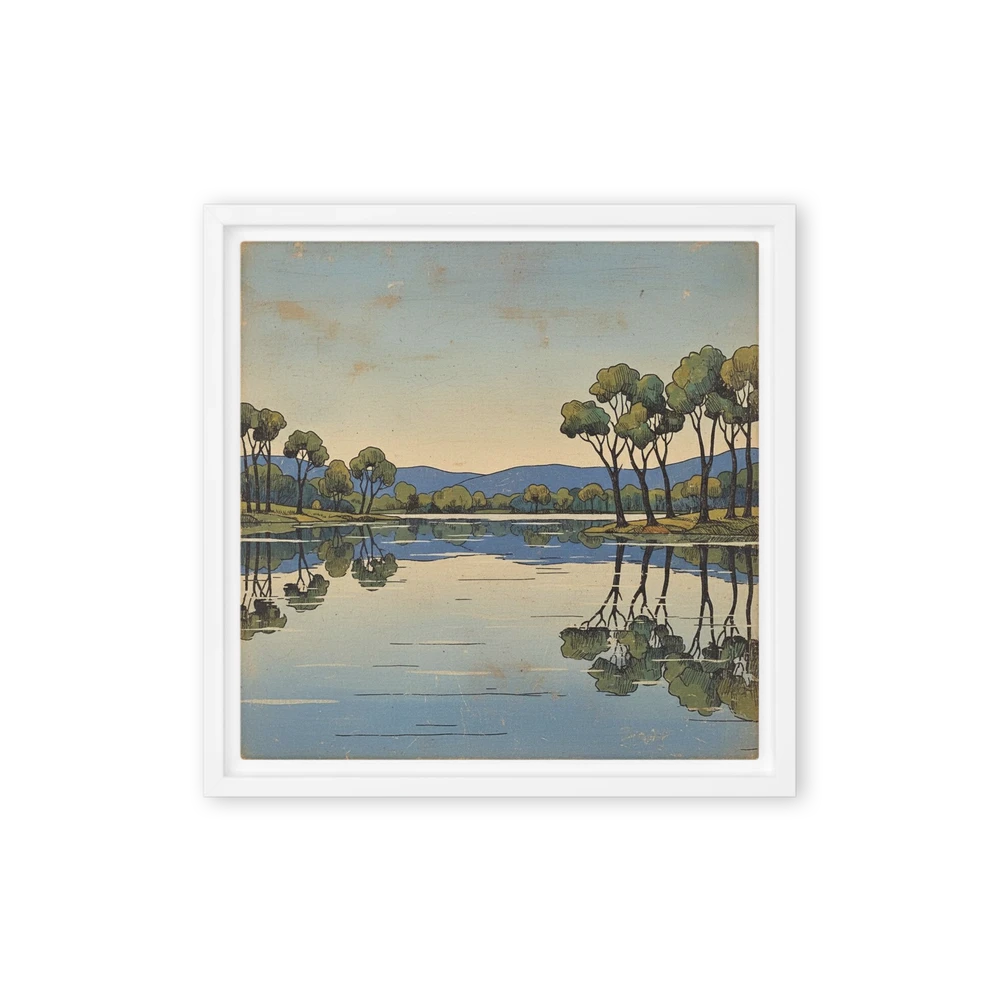Serene Lake Reflection | Art Print