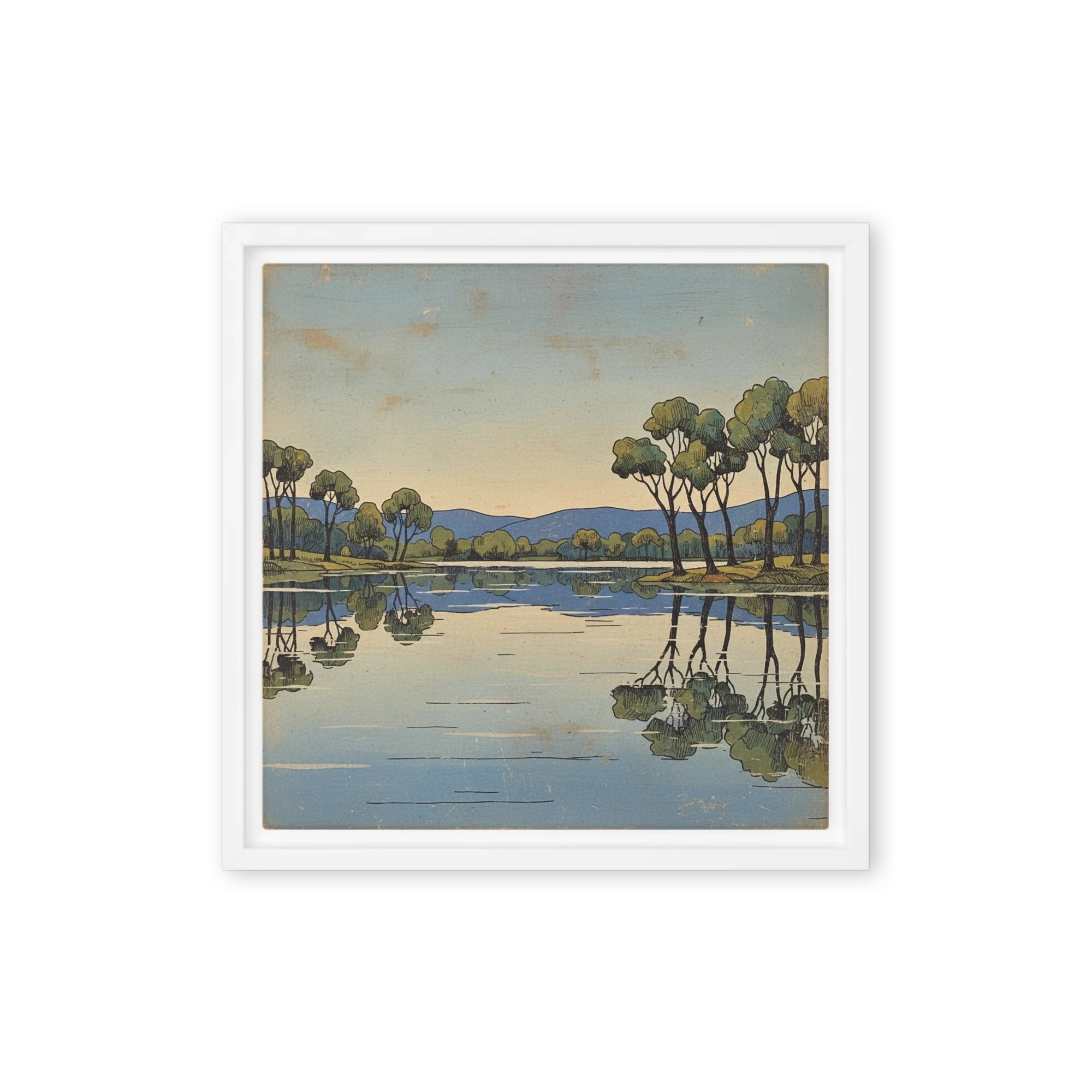 Serene Lake Reflection