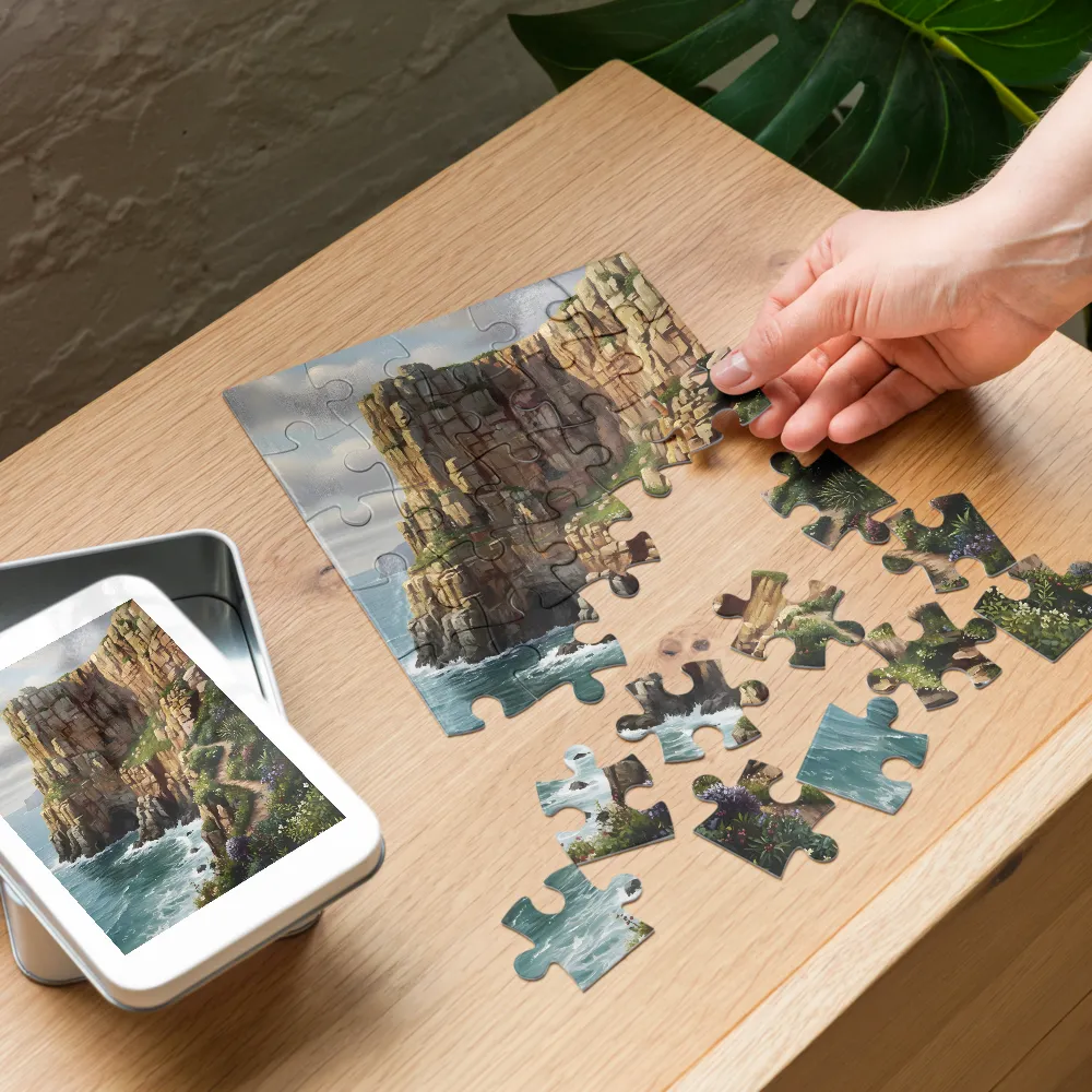 Path to the Sea 
 Jigsaw Puzzle in Tin Box